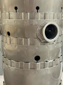 Combustion liner unused silver in color